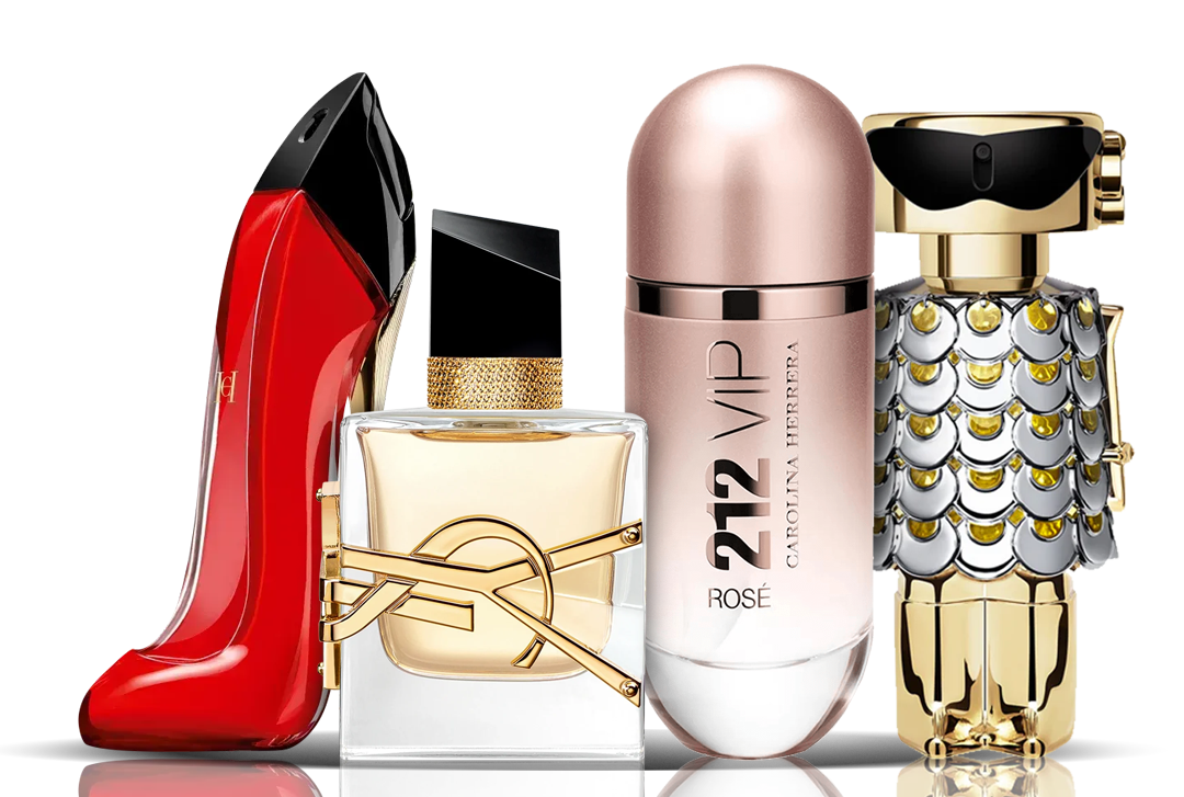 Σετ 4 αρωμάτων | Very Good Girl + Libre + 212 VIP Rose + Fame 100ML