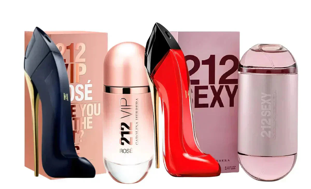Σετ 4 αρωμάτων | Good Girl, Good Girl Very, 212 Vip Rose, 212 Sexy