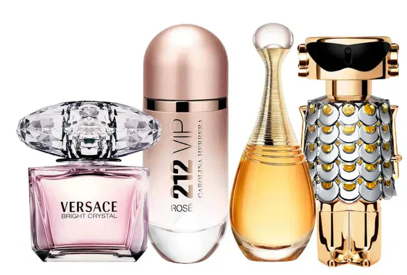 Σετ 4 αρωμάτων | Jadore, 212 Vip Rose, Fame, Bright Crystal