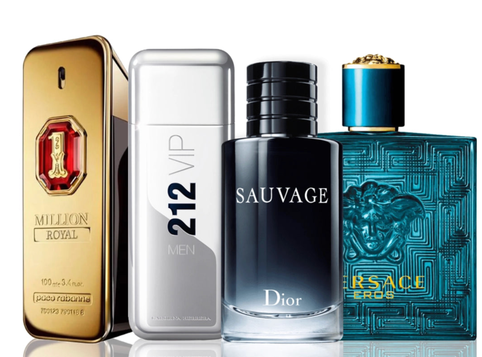Σετ 4 αρωμάτων | One Million Royal + 212 VIP Men + Sauvage Dior + Versace Eros 100 ml